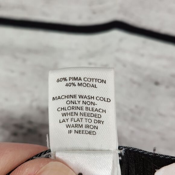 🐞Loft Coral Orange Square Neck 3/4 Sleeve Top Large - Picture 8 of 12